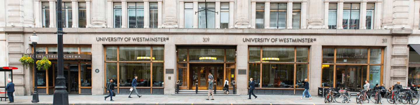 Banner image of University of Westminster Pathway College